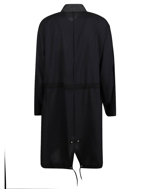 Sacai Black Oversized Buttoned Dress for men