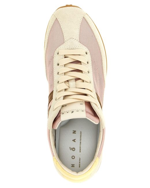 Hogan White Athletic Sneakers