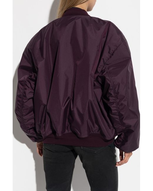 Balenciaga Purple Bomber Jacket