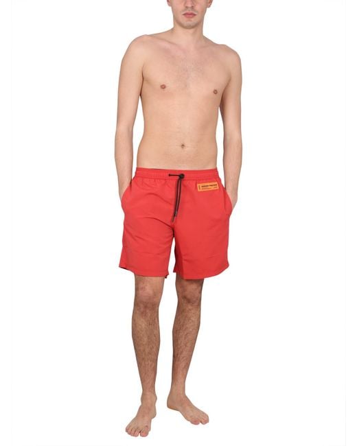 Heron Preston Red Costume With Logo for men