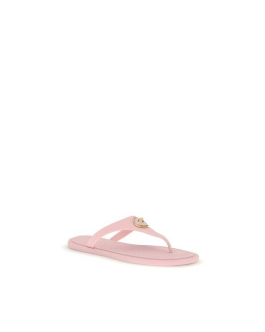 Versace Pink Multicolor Rubber Flip