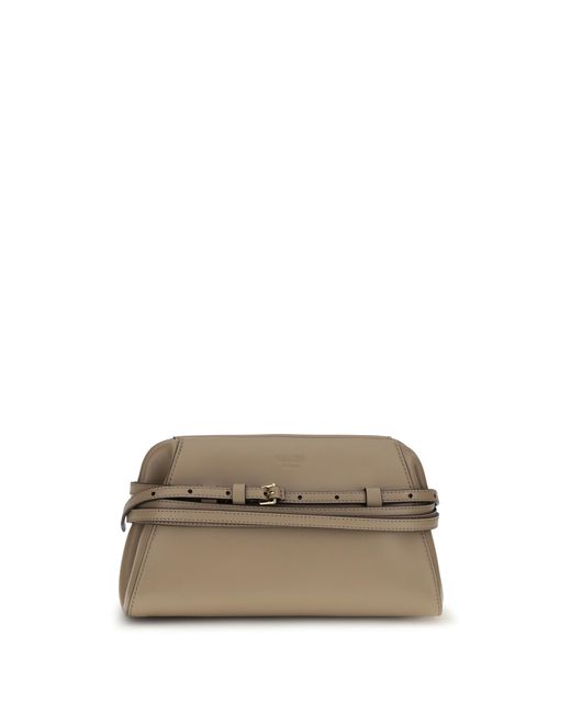 Moschino Multicolor Clutch Belt-Detail Hircus Goatskin Shoulder Bags