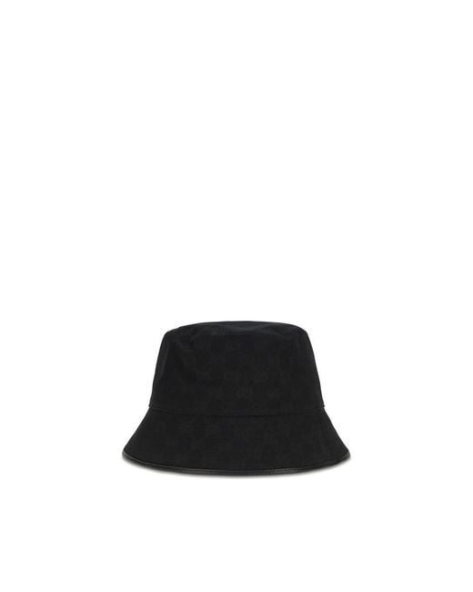 Gucci Black Polyester Bucket Hat