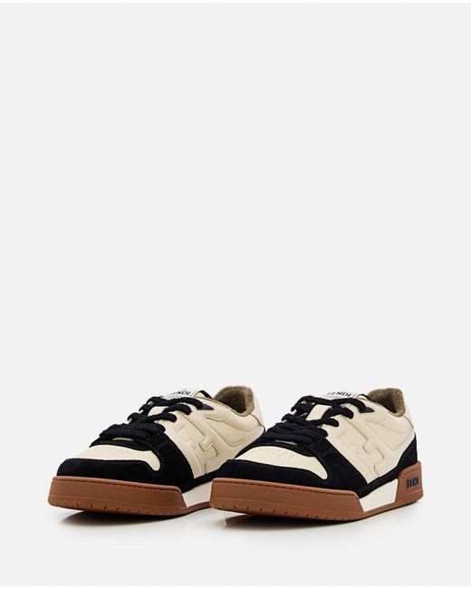 Fendi Black Match Trainers for men