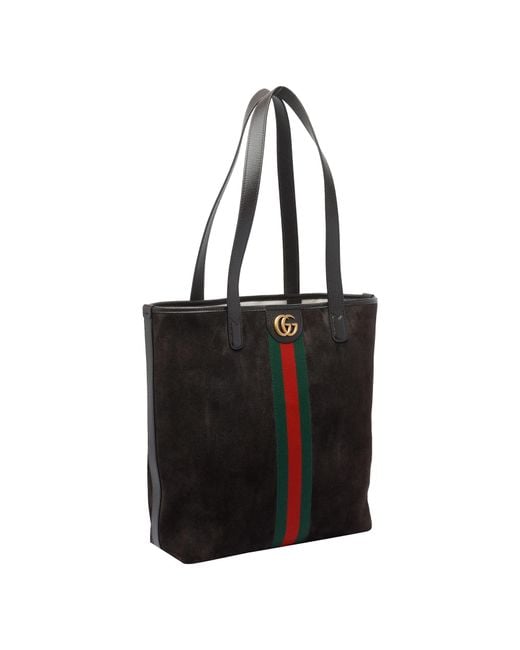 Gucci Black Medium Ophidia Shopping Bag for men
