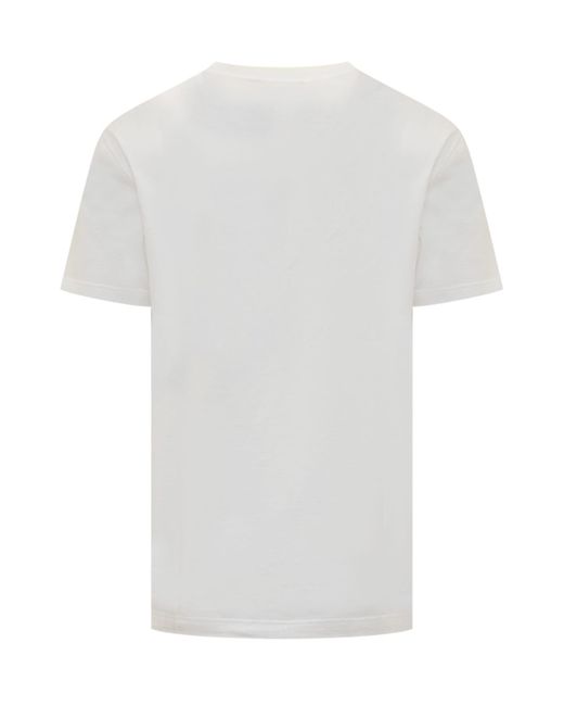 Dolce & Gabbana White Navy T-shirt for men