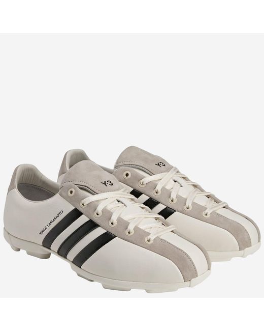 Adidas Gray Field Shoes Leather Trainers for men