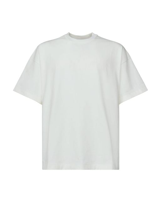 Jil Sander White T-Shirt With Logo for men