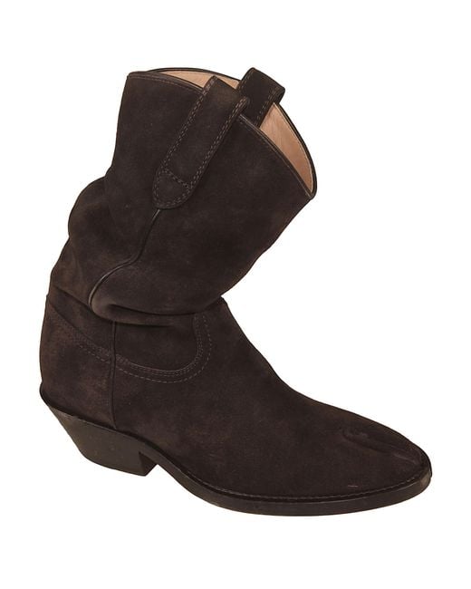 Maison Margiela Brown Fitted Classic Boots