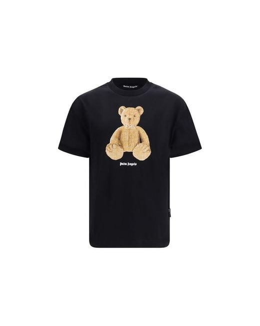 Palm Angels Black Cotton T for men