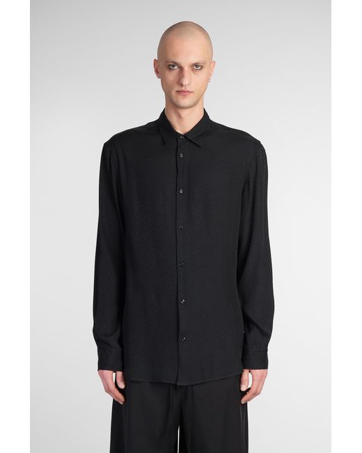 Ann Demeulemeester Black Andre Shirt for men