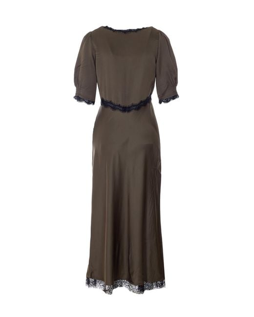 Rixo Green Dresses Viscose