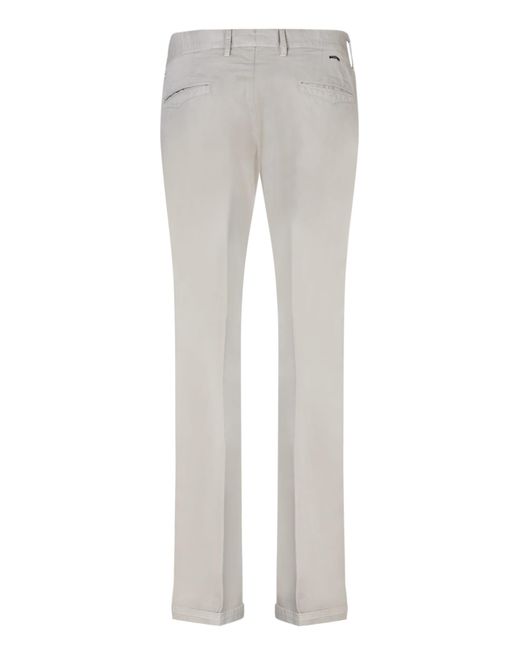 Incotex Gray Light Elegant Trousers for men