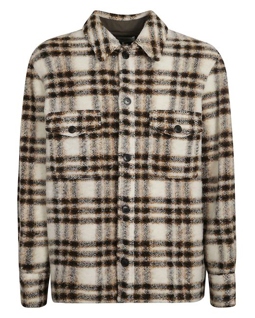 Isabel Marant Wool Check Buttoned Shirt for Men | Lyst