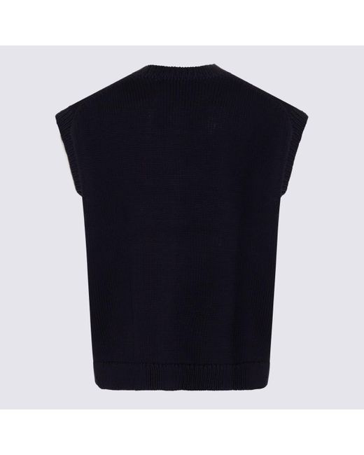 Studio Nicholson Black Dark Cotton Blend Sweater for men