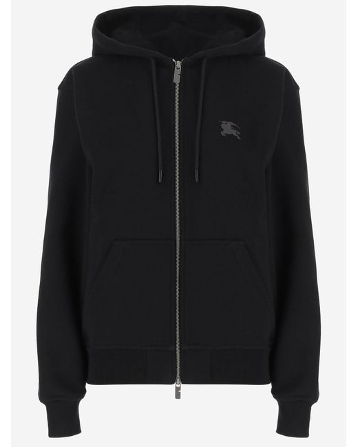 Burberry Black Cotton Sweatshirt