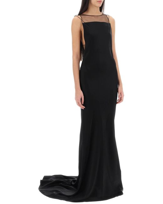 Maison Margiela Black Maxi Mermaid Dress