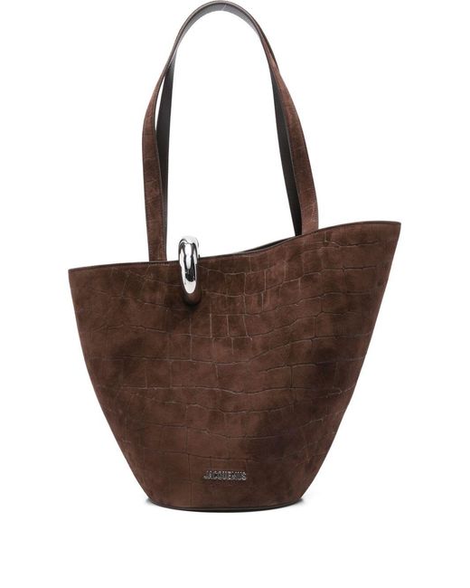 Jacquemus Brown Le Bambola Moyen Bucket Bag
