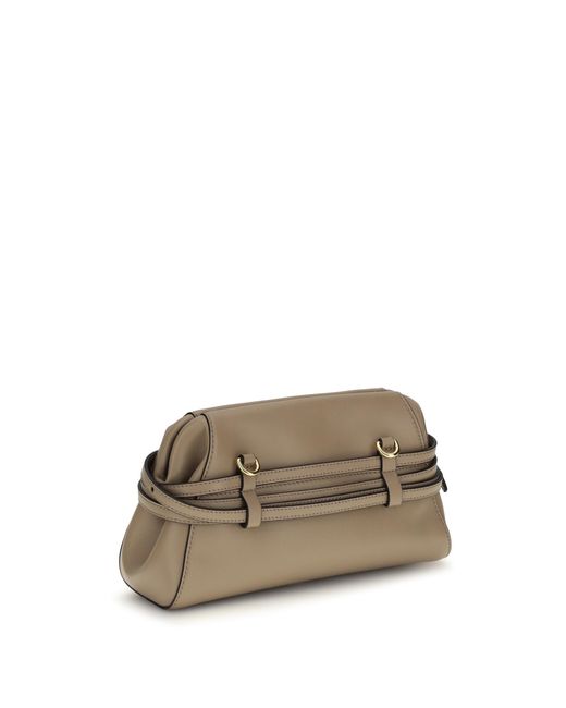 Moschino Multicolor Clutch Belt-Detail Hircus Goatskin Shoulder Bags