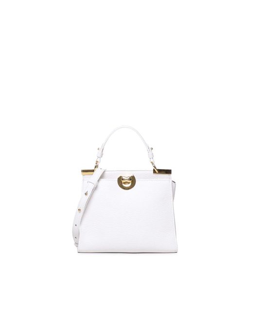 Coccinelle White Binxie Bag Small