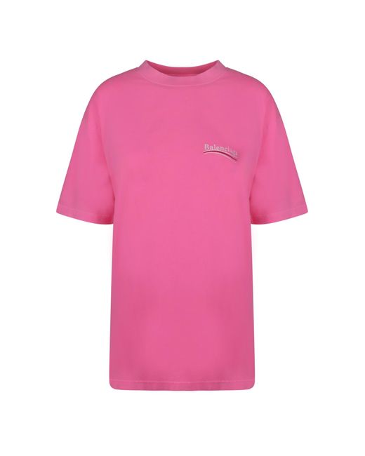 balenciaga t shirt pink