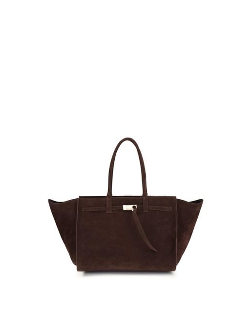 Benedetta Bruzziches Brown Mame Weekend Shoulder Bag Calf Leather Bos Taurus