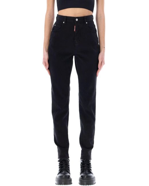 DSquared² Blue High Waist Twiggy Jeans