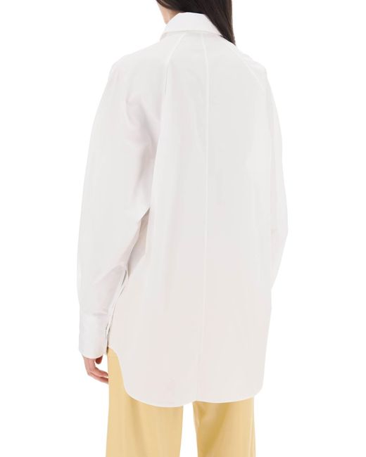Stella McCartney White Oversized Poplin Shirt