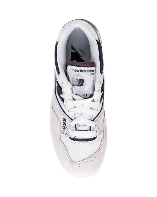 New Balance White Sneaker 550