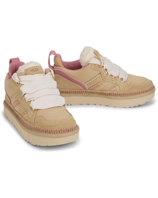 Ugg Brown Sneakers Lowmel Leather Trainers
