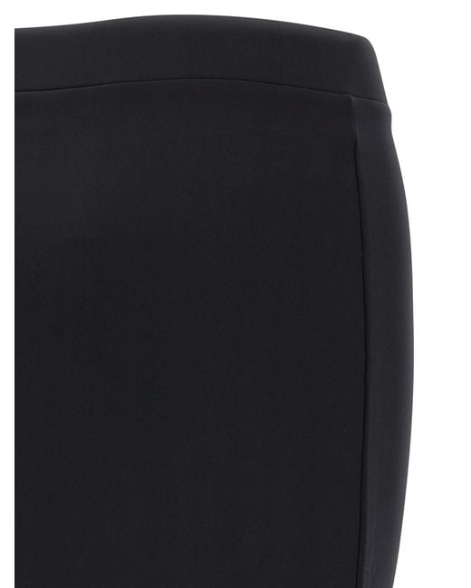 Off-White c/o Virgil Abloh Black Fitted Midi Skirt