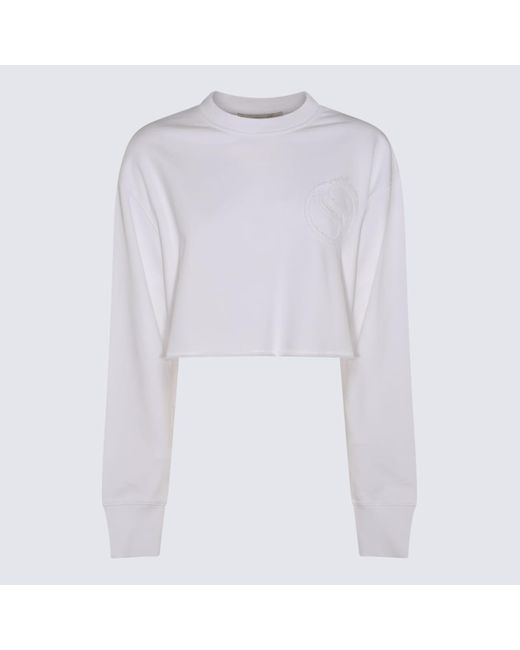 Stella McCartney White Cotton Sweatshirt
