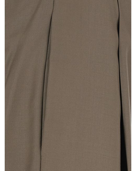 Rohe Gray Trousers Daria Virgin Wool