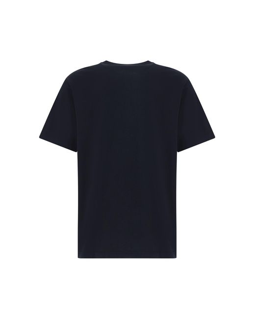 Maison Kitsuné Blue T-shirts for men