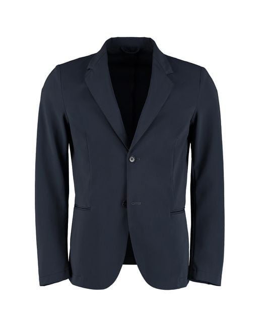 THE (Alphabet) Blue Jacket Single-Breasted Two-Button Polyamide Suit & Dinner for men