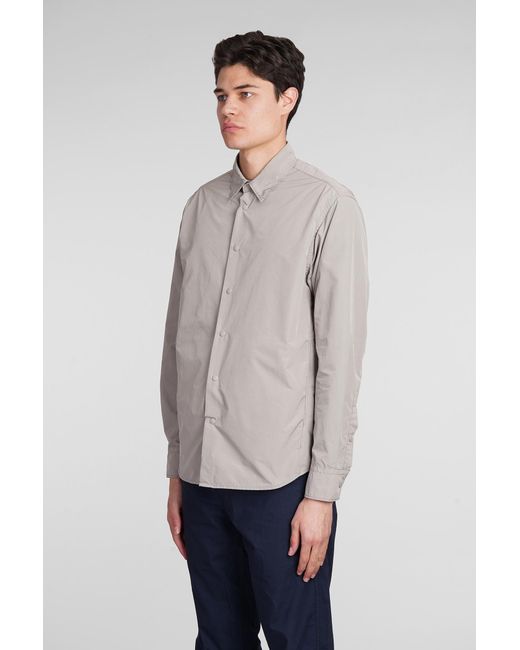 Aspesi Gray Camicia Cassel Shirt for men