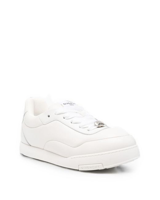 Givenchy White Yard Leather Sneakers for men