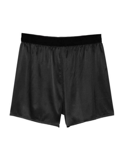Tom Ford Black Elasticated Waist Shorts