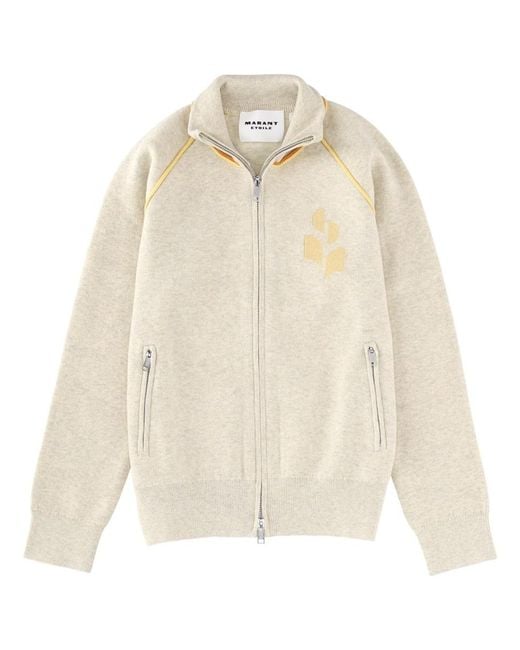 Isabel Marant White Cardigan Lanya Cotton Jumpers