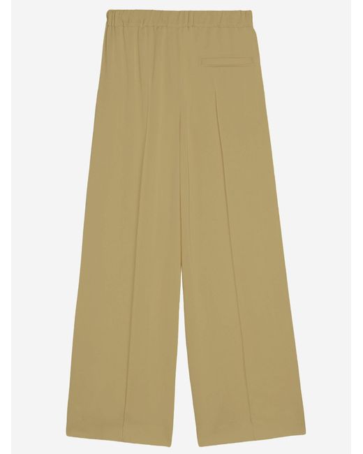 Jil Sander Natural Cotton Trousers