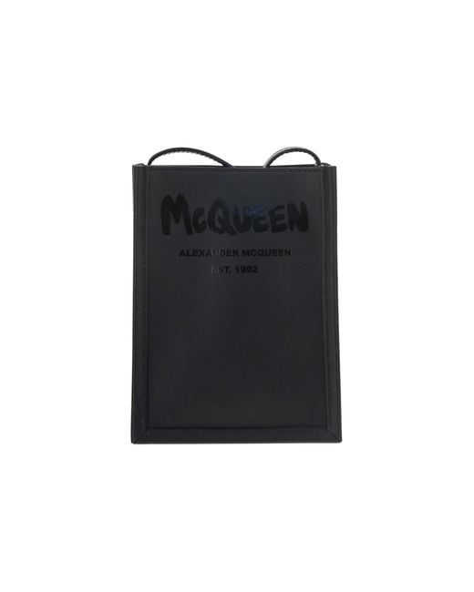 Alexander McQueen Edge Mini Shoulder Bag in Black for Men Lyst