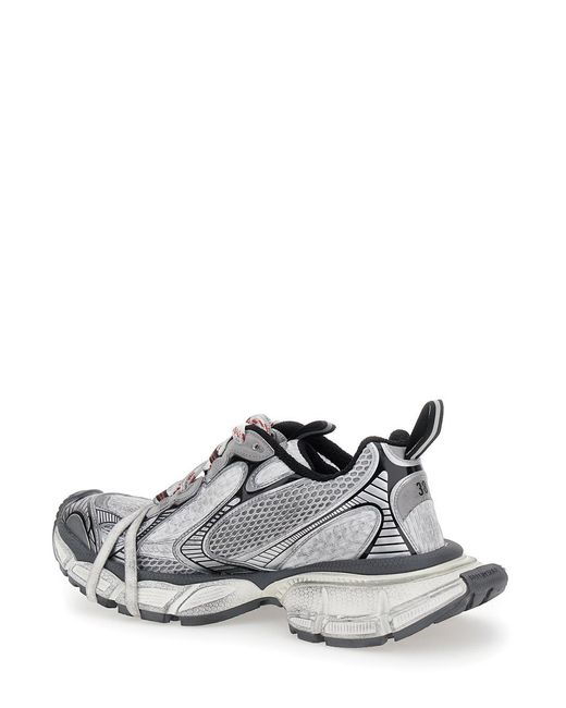 Balenciaga White Sneakers 3Xl Metallic Polyurethane Trainers