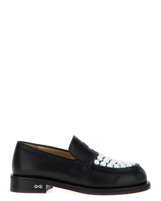 Mach &amp; Mach Black Sirene Loafers