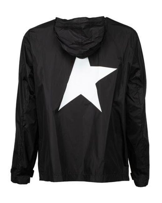 Golden Goose Deluxe Brand Black Star Windbreaker Jacket for men