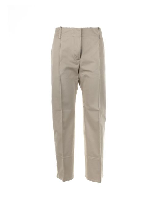 Seventy Gray High-Waisted Trousers