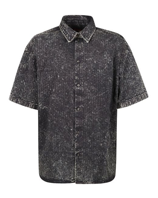 DIESEL Gray S-Lazer Shirt for men