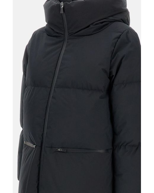 Herno Black 2 Layers Rain Jacket