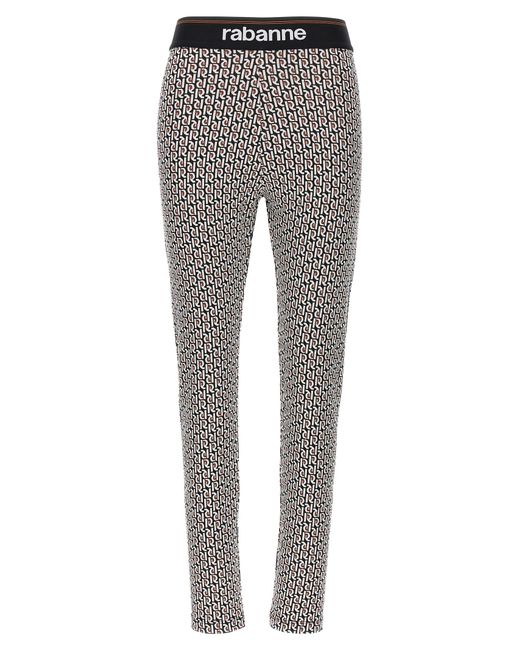 Rabanne Gray Monogram Leggings