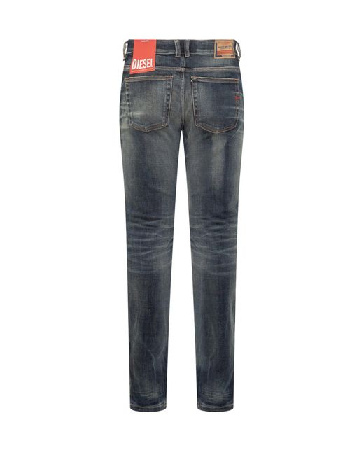 DIESEL Gray 1979 Sleenker Jeans for men