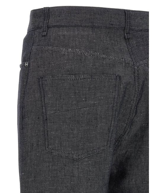 Fendi Gray Regular Jeans for men